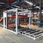 Automatic fast speed woven bag palletizer machine for stacking 20-50kg bags in pallet